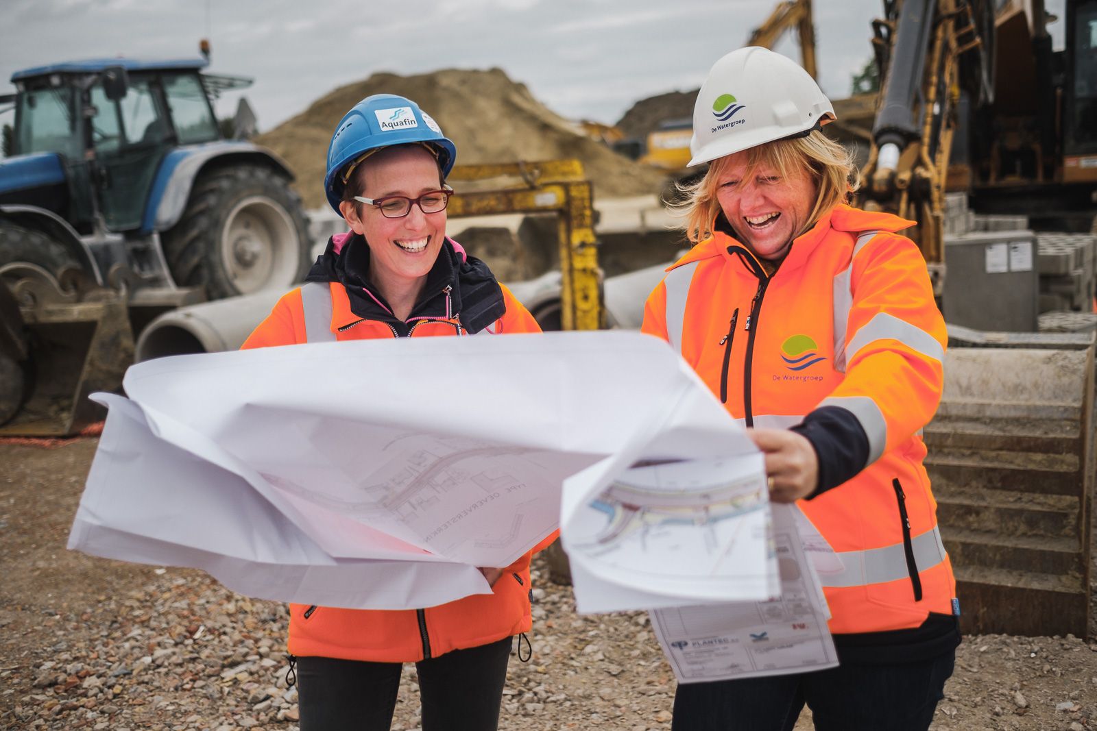 Sfeerbeeld rioleringswerf