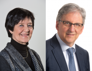 Links: Annemie Deckers, rechts: Gerald Kindermans