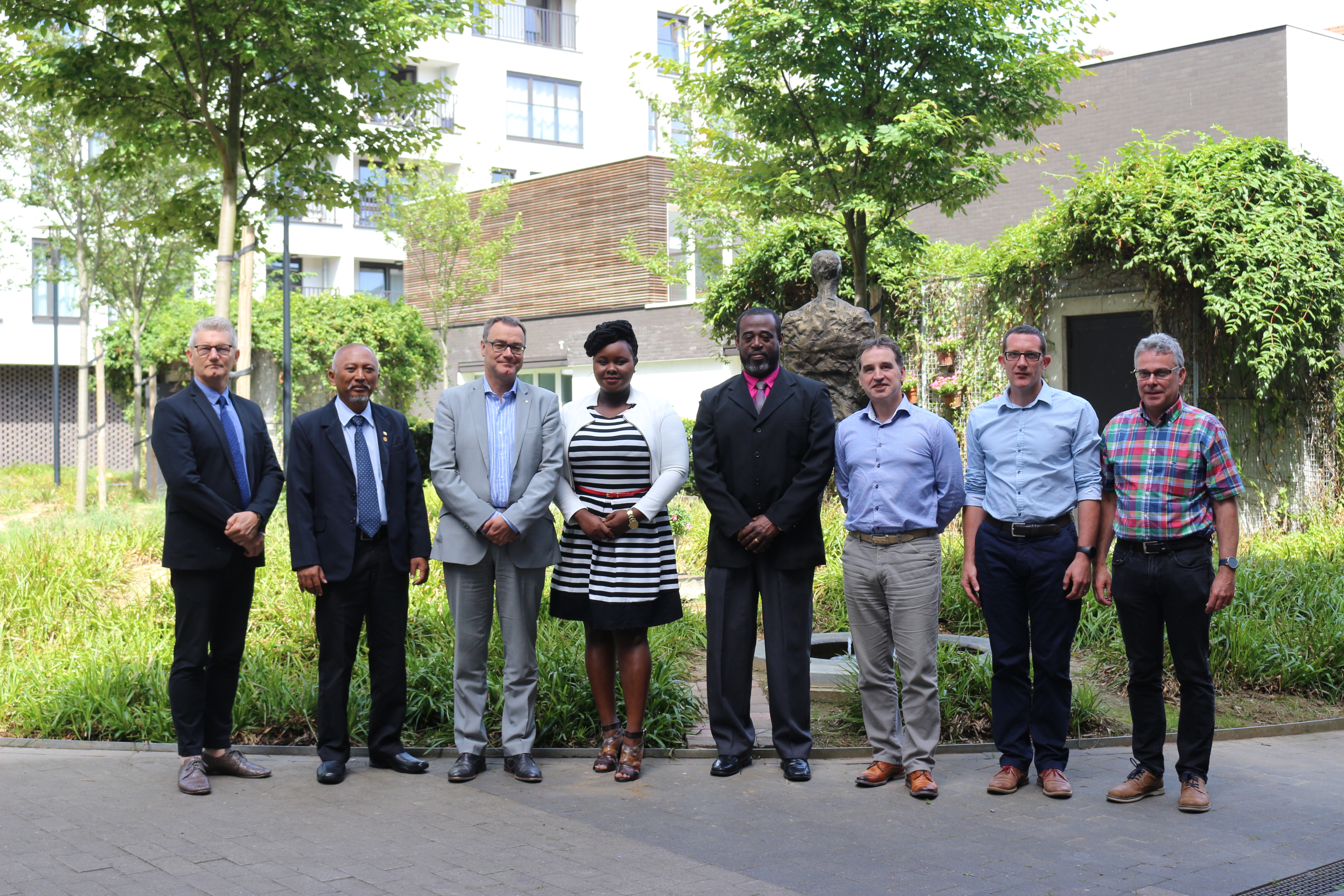 Surinaamse delegatie op bezoek