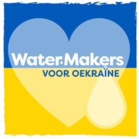 Campagnebeeld watermakers voor Oekraïne