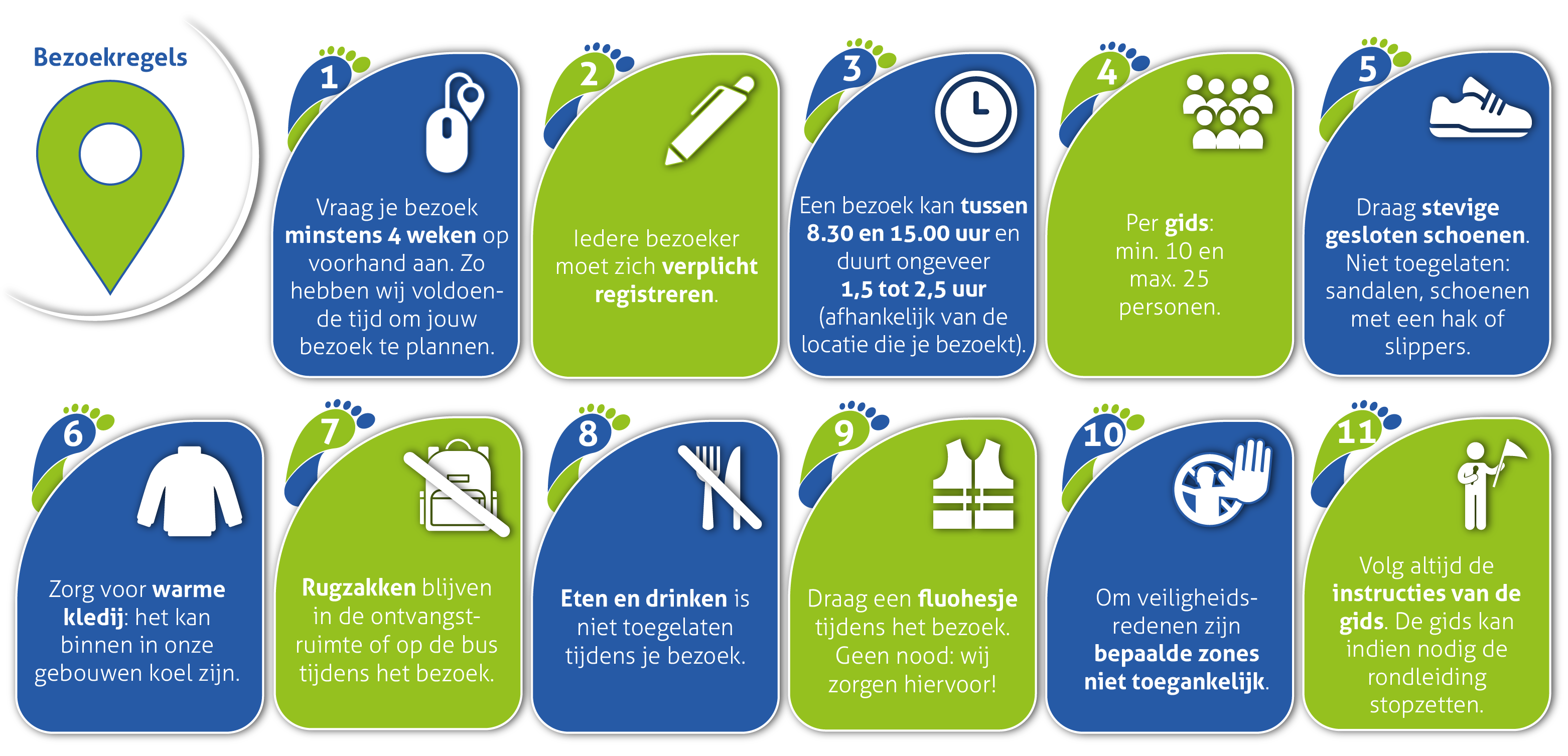 Regels tijdens bezoek