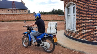 Uitstap met de motor