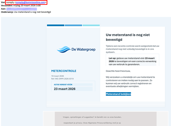 voorbeeld phishing