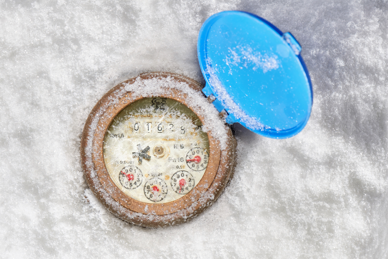 Watermeter na vorstperiode