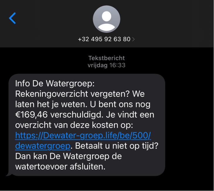 Valse sms